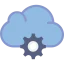 Cloud computing biểu tượng 64x64