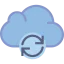 Cloud computing biểu tượng 64x64