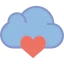 Cloud computing biểu tượng 64x64