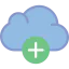 Cloud computing biểu tượng 64x64