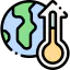 Global warming icon 64x64