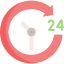 24 часа иконка 64x64