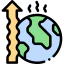 Global warming icon 64x64