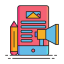 Content marketing Ikona 64x64