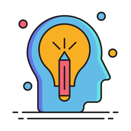 Creative thinking icon