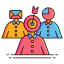 Marketing team icon 64x64