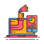 Online marketing icon 64x64