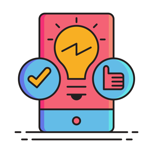 Mobile analytics ícono