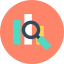 Bar chart icon 64x64