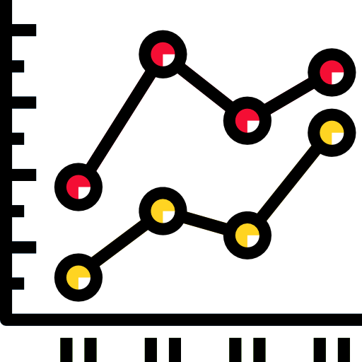 Line chart icon