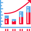 Bar chart icon 64x64