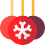 Christmas balls icon 64x64