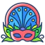 Carnival mask icon 64x64