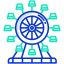 Ferris wheel icon 64x64