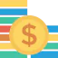 Coin stack icon 64x64
