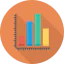 Bar chart icon 64x64