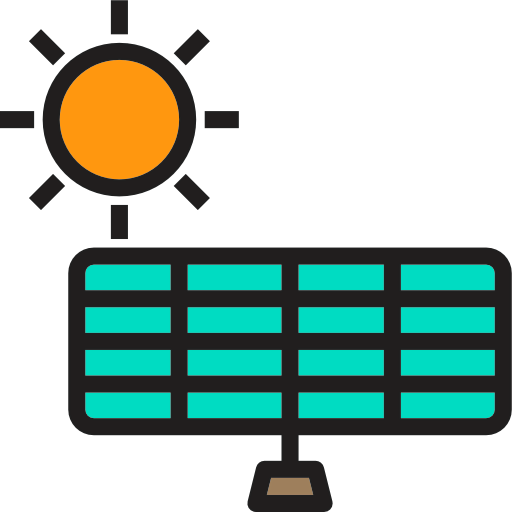 Solar panel icon