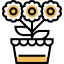 Fake flowers icon 64x64