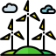 Wind power icon 64x64