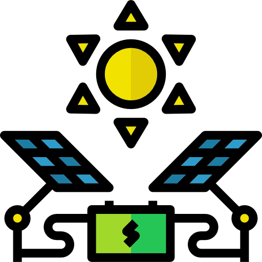 Solar panel icon