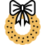 Christmas wreath icon 64x64
