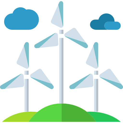 Wind power icon