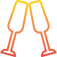 Champagne glass icon 64x64