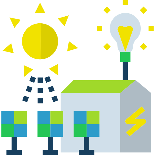 Solar panel icon