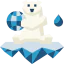 Polar bear icon 64x64