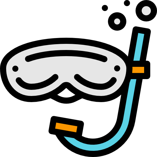 Diving mask icon