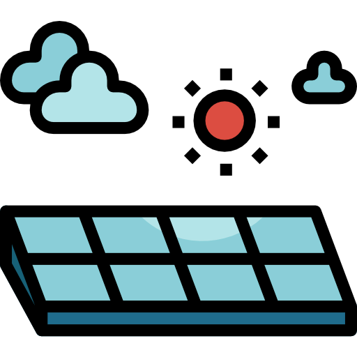 Solar panel icon