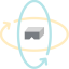 360 degrees アイコン 64x64