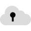 Cloud lock Symbol 64x64