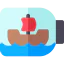 Ship in a bottle icon 64x64