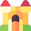 Inflatable castle icône 64x64