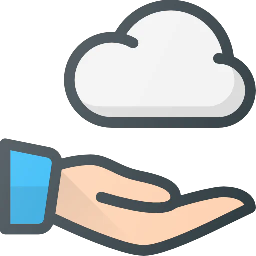 Cloud computing icon
