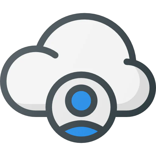 Cloud computing icon
