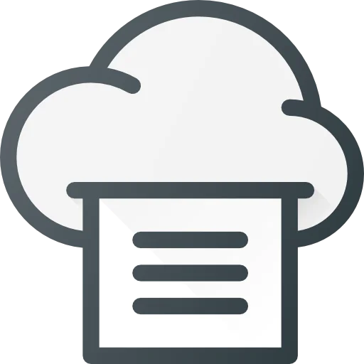 Cloud computing icon