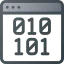 Binary code ícono 64x64
