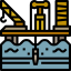 Oil platform icon 64x64
