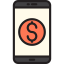 Mobile banking icon 64x64