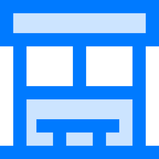 Bus stop icon