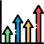 Bar chart icon 64x64