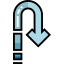 U turn icon 64x64
