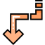 Curved arrow icon 64x64