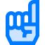 Foam hand icon 64x64