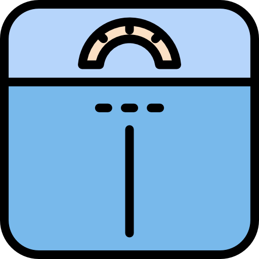 Weight scale icon