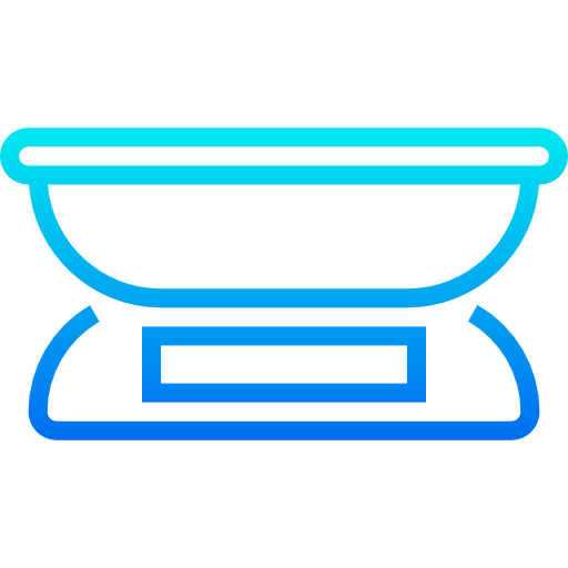 Weight scale icon