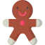 Gingerbread man іконка 64x64
