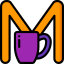 Letter m icon 64x64